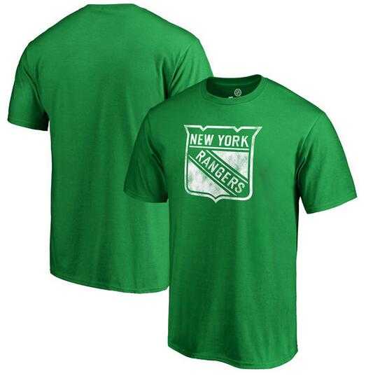 Men's New York Rangers Fanatics Branded St. Patrick's Day White Logo T-Shirt Kelly Green FengYun,We sell and wholesale Men's New York Rangers Fanatics Branded St. Patrick's Day White Logo T-Shirt Kelly Green FengYun on line form chian!